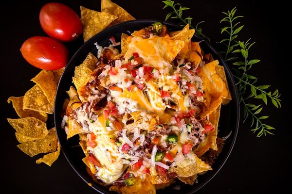 Nachos con queso